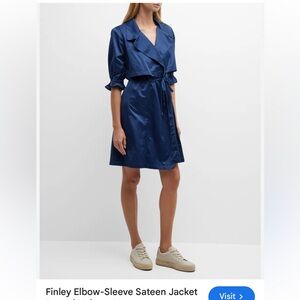 Finley Charcoal Satin Blouse